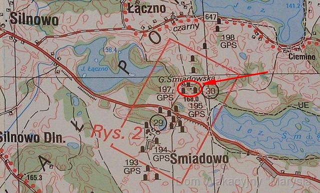 000_mapa_bunkry_01c.jpg - Bunkier znajduje się w kompleksie Góry Śniadowskiej. Do bunkra prowadzi od drogi nr 20 piaszczysta droga, którą można podjechać samochodem (ostrożnie!) czy rowerem.