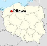 Piława - położenie na mapie Polski